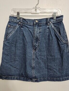 True Blue Women’s Carpenter Denim Mini Skirt 11/12 Y2K 90s Vintage